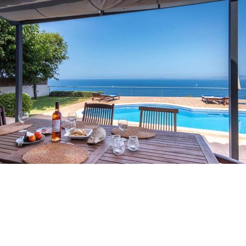 Amazing sea views Villa Voramar with pool