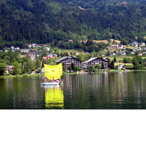 ANJA Seeblick Appartement ANJA Haus Hänsel u Gretel direkt am Ossiacher See mit Hallenbad, Skiarena Gerlitzen