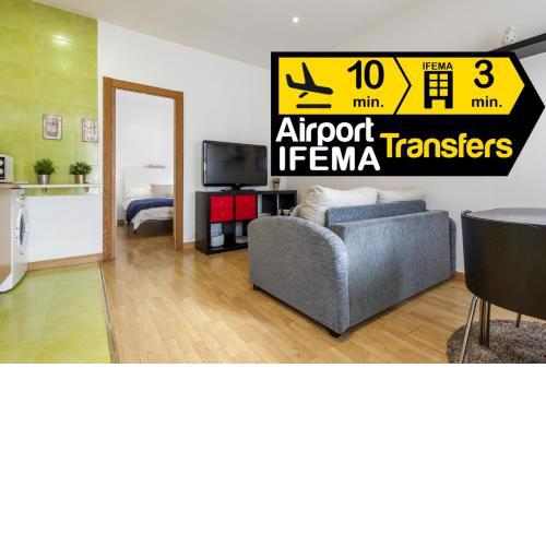 Apartamento 10 min de Aeropuerto y 3 min de IFEMA