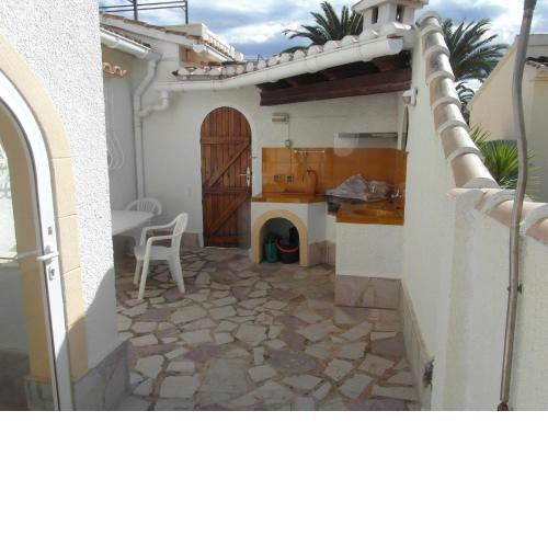 Apartamento con jardin