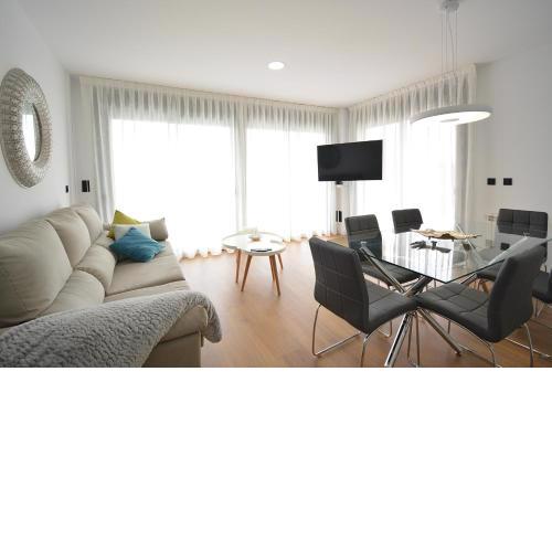 Apartamento con piscina en Canelas, Sanxenxo
