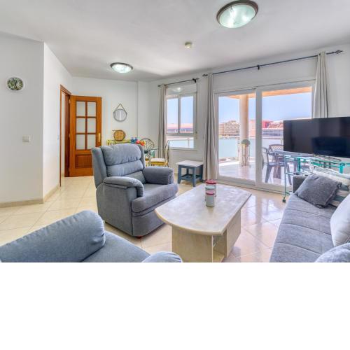 Apartamento con terraza en el Puerto de Corralejo