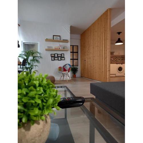 Apartamento de concepto abierto y luminoso