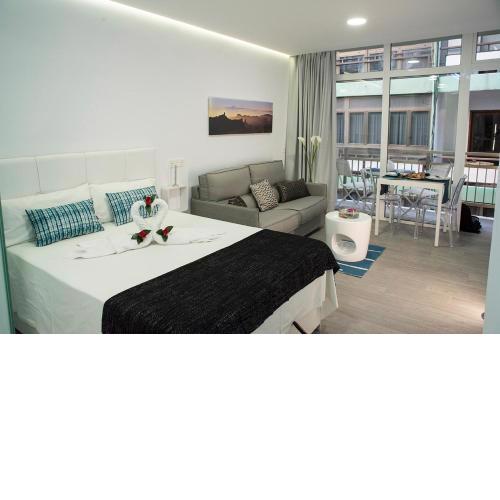 Apartamento estudio de diseño funcional balcón vistas playa