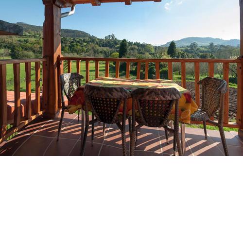 Apartamentos Vega Rodiles el balcón