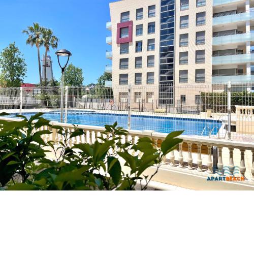 APARTBEACH TURQUESA BJ CLIMATIZADO JUNTO PLAYA y PISCINAS