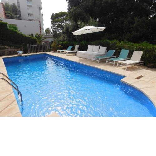 Apart.Can Pons,con piscina, a 50 de la playa