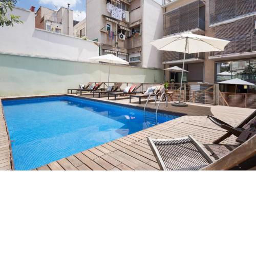 Apartment Barcelona Rentals - Gracia Pool Apartments Center