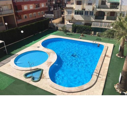 Apartment Costa Santana 19 at Mediterranean Sea with Lift, Pool and Garage