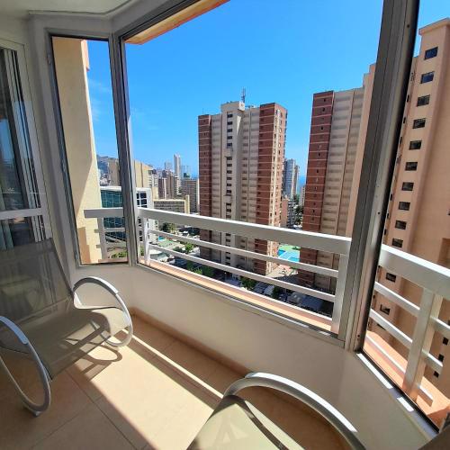 Apartment Glamour Alhambra Rincon de Loix Benidorm-sea view-free parking, Wi-Fi, pool, new air conditioning