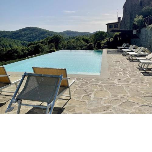 Apartment in a modern holiday home with swimming pool in Anghiari