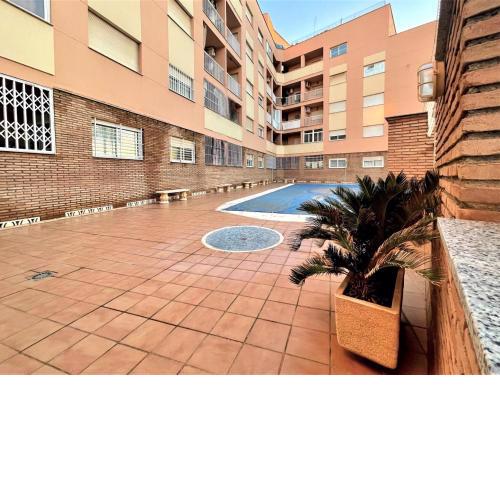 Apartment in Roquetas de Mar with Balcony and Shared Pool