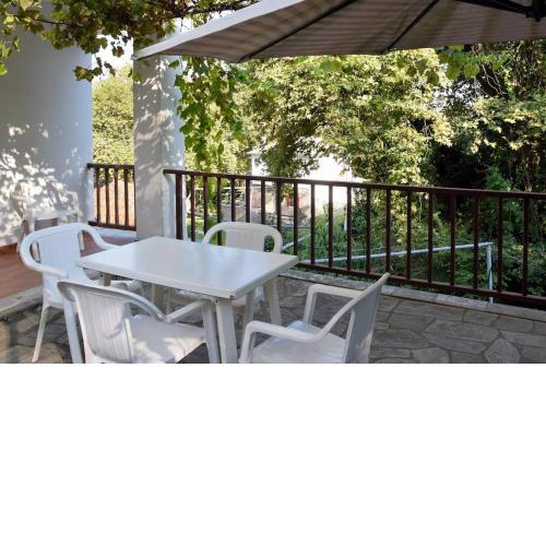 Apartment in summer house with large balcony
