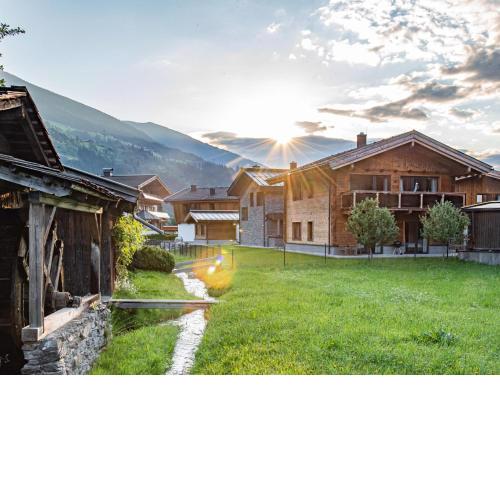 Apartment in Wald im Pinzgau with a fireplace