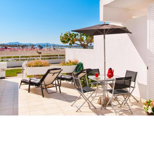 Apartment Oiza Sand Castle 24 at Alcudia Beach, WIFI and aircon