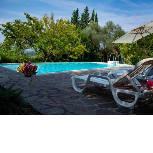Apartment with large garden and pool on the hills of Pisa