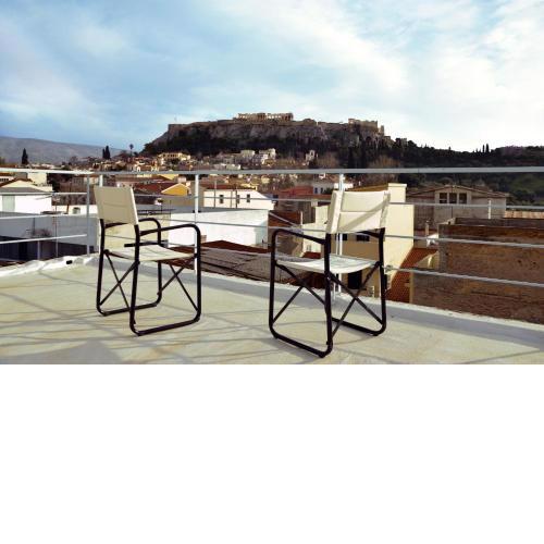 Apartment with Rooftop Terrace & Acropolis View