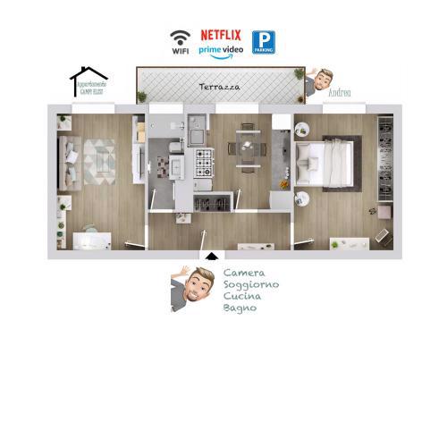 Appartamento Campi Elisi - Parcheggio