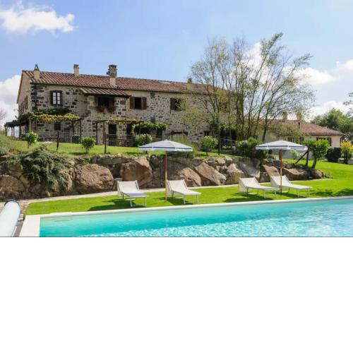 Appartamento Melograno in casale con piscina - Val d'Orcia