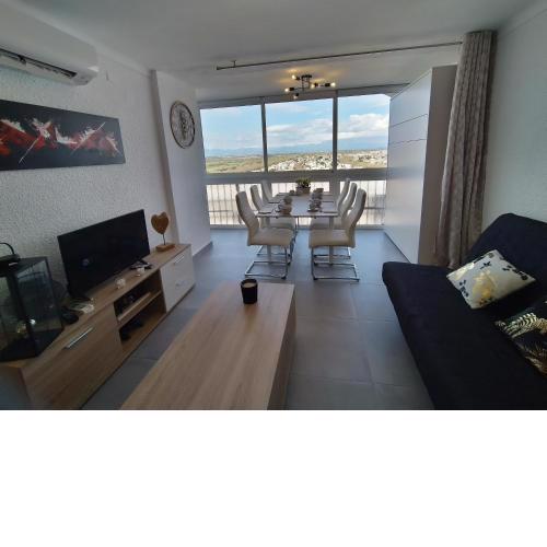 Appartement 4 à 6 pers première ligne de la mer Empuriabrava