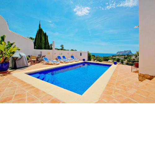 Argentario - sea view villa with private pool in Benissa
