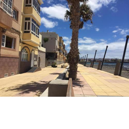 Arinaga Beach on the Sea