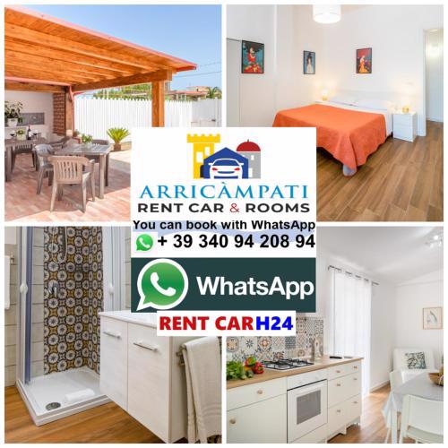 Arricàmpati Airport Rooms in Villa & RENT CAR