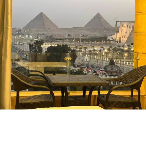 Asia Grand Museum & Pyramids view