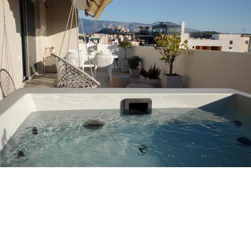 Athens Acropolis View Penthouse with outdoor Spa