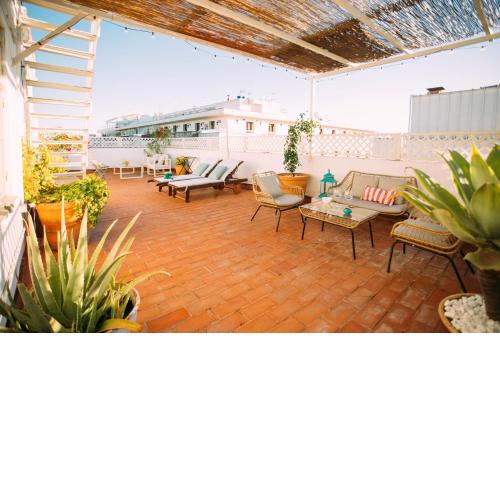 Ático con terraza en el centro de Sevilla