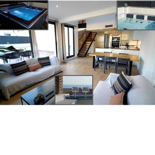 Atico Duplex Playa Area Barcelona con SPA exterior