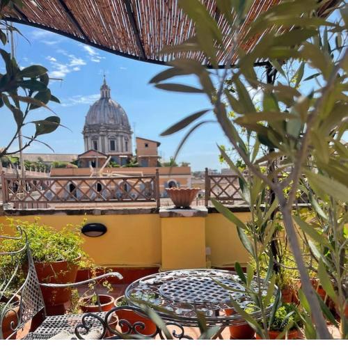 Attic Terrace Center of Rome Baroque