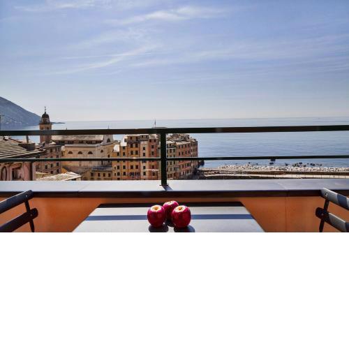 Attico vista mare sul porticciolo di Camogli