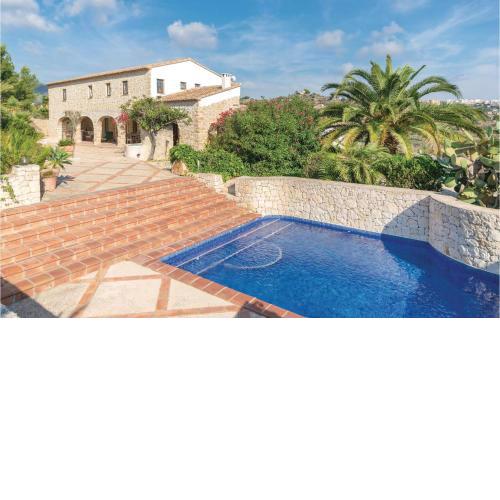 Awesome home in Benissa with 3 Bedrooms, Private swimming pool and Swimming pool