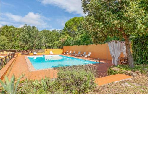 Awesome home in Chianni with 6 Bedrooms, Private swimming pool and Outdoor swimming pool