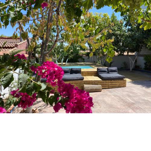Azul añil EL PATIO Casa rural en Alameda