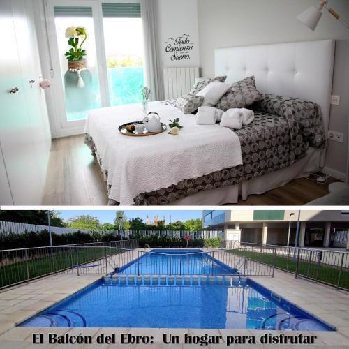 Balcón del Ebro- Excepcional, 4 dormitorios, Piscina y parking incluidos