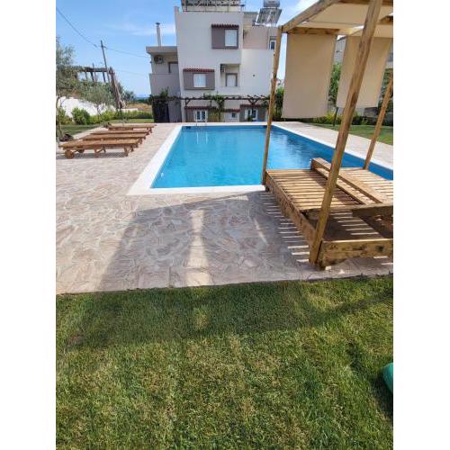 Beach house with garden