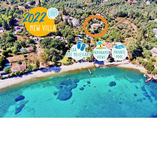 Beach Villa Petros with private pool