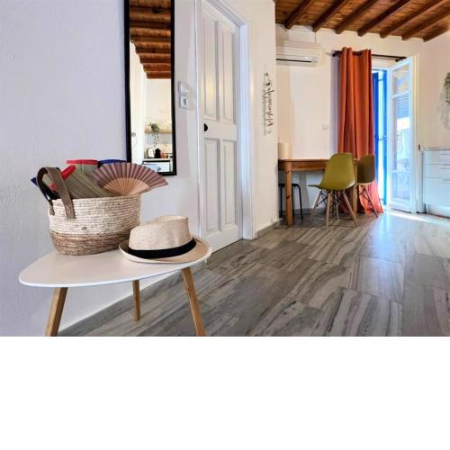 Beachside studio Ornos area