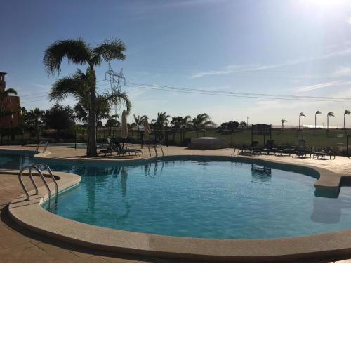 Beautiful Apartment with Stunning Golf and Mountain Views on the Prestigious Mar Menor Golf Resort ROC3222