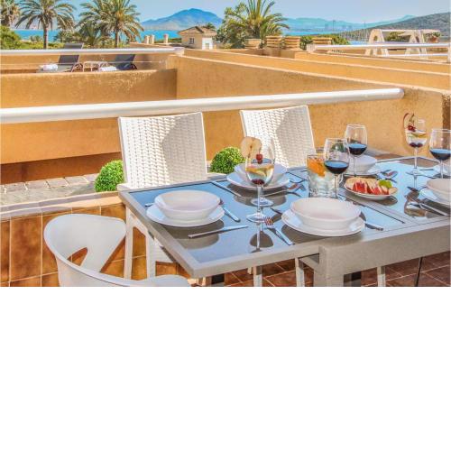 Beautiful home in La Manga del Mar Menor with 3 Bedrooms, WiFi and Outdoor swimming pool