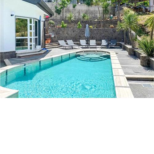 Beautiful home in Laureana C,to with Outdoor swimming pool, WiFi and 3 Bedrooms