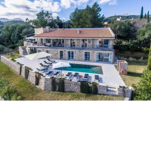 Beautiful Pollensa House Casa Estella Overlooking Old Town 5 bedrooms Calvari
