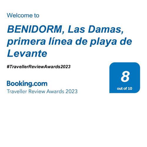 BENIDORM, Las Damas, primera línea de playa de Levante