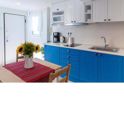 BLUE and WHITE apartment vipgreece