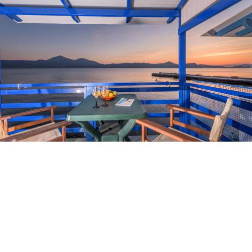 Blue Traditional Boathouse in Klima