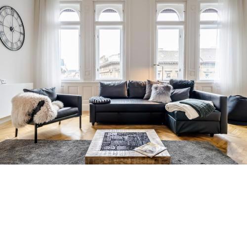 BpR Luxe de Noir et Blanc Apartment