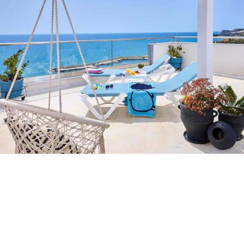 Breathtaking sea view flat for families in Crete