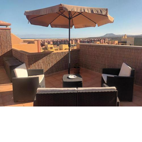 Brisas Fuerteventura: optic fiber,solarium,BBQ
